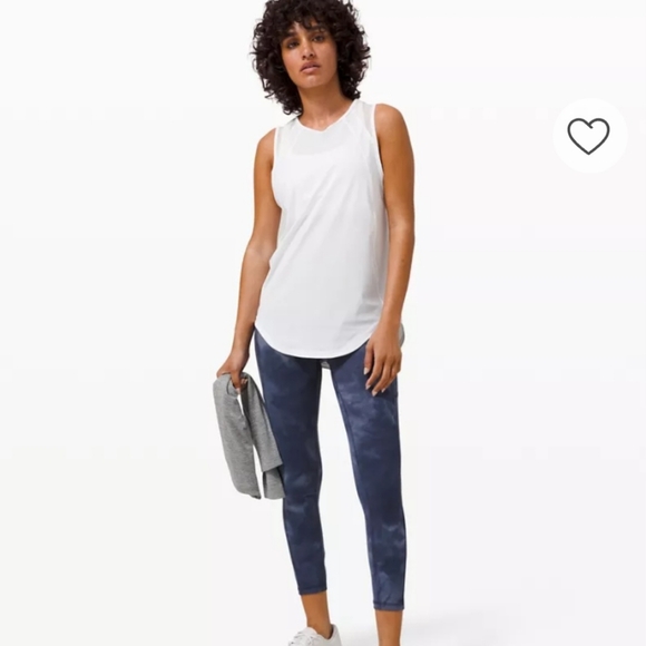 lululemon athletica Pants - Lululemon Invigorate High-Rise Leggings Size 2 Blue Tie-Dye Everlux Pockets